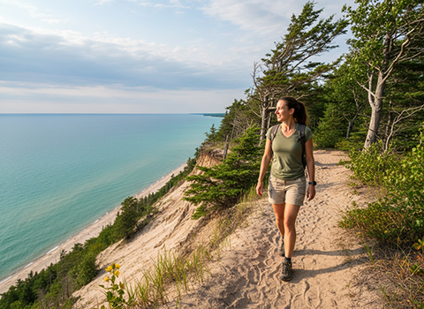 Sleeping Bear Dunes Empire Bluffs Trail